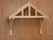 Trusses and Brackets Assembled Door Canopy