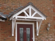 wooden porch canopies