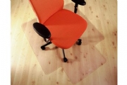 PVC Chair Mat for Hard Floors with Lip