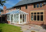 Edwardian Conservatory with bifolding doors