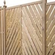 Chevron Garden Fencing Panels