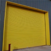 Electrically operated Rapid Action Insulated Roller Shutter 