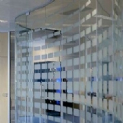Curved Glass Partitioning Systems