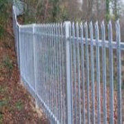 Steel Palisade Security Fencing, Hampshire
