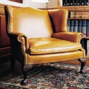 Retro leather armchair 