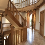 Bespoke tudor oak staircase