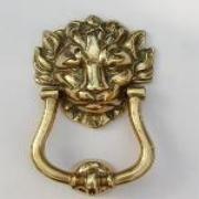 Brass Lions Head Knocker