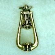 Large Brass Victorian Loop Knocker