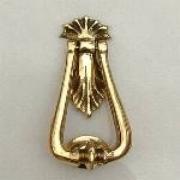 Small Brass Victorian Loop Knocker
