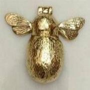 Solid Brass Country Bee Knocker