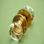 Clear Crystal Mortise Door Knobs