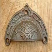 Cast Iron Edwardian Drawer Pull