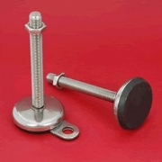 Adjustable Levelling Feet with Anti&#45;slip Rubber Bases &#40;16mm diam. stem&#41;