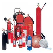 Black Fire Extinguishers