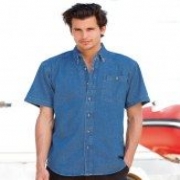 Short Sleeve Denim Shirt