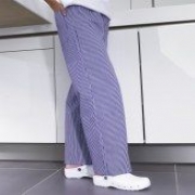 Pull On Chef&#39;s Check Trousers