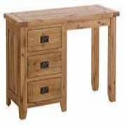 Rustic Solid Oak Dressing Table 
