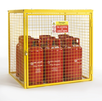 Gas Cylinder Cage for 9 x 19kg Cylinders