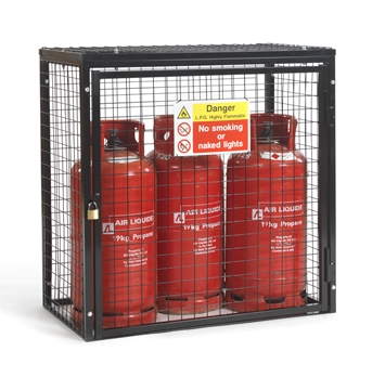 Gas Cylinder Cage for 3 x 19kg Cylinders