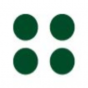 Coloured Dot Labels &#45; Green