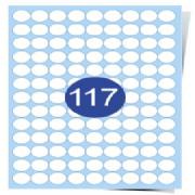 117 Labels Per Page Clear Inkjet Labels
