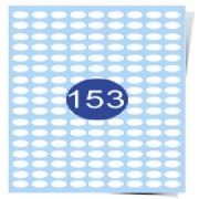153 Labels Per Page Clear Inkjet Labels