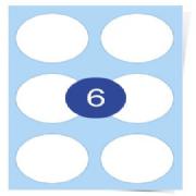 6 Labels Per Page Clear Laser Labels 