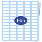 65 Up Label Sheets &#40;Round Corners&#41; Gold Silver Labels 