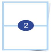 2 Up Label Sheets &#40;Round Corners&#41; Fluorescent Labels 