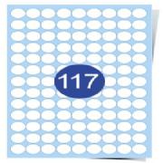 117 Labels Per Page Waterproof Labels 