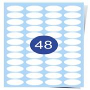 48 Labels Per Page Oval Labels 
