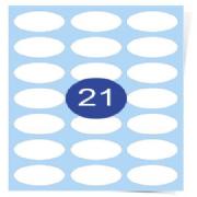 21 Labels Per Page Oval Labels 