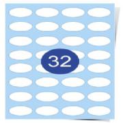 32 Labels Per Page Oval Labels 