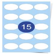 15 Labels Per Page Oval Labels 