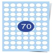 70 Labels Per Page Gloss Laser Labels 