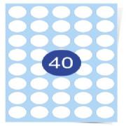 40 Labels Per Page Clear Inkjet Labels