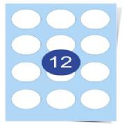 12 Labels Per Page Gloss Laser Labels 