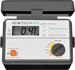 KewTech KT41 Digital Loop&#47;PSC Tester 