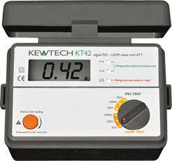 KewTech KT42 Digital Loop&#47;PSC Tester 