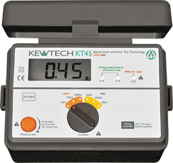 KewTech KT45 Digital Loop&#47;PSC Tester 