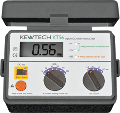 KewTech KT56 Digital RCD Tester 