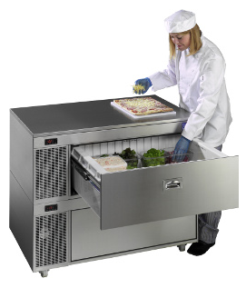 Adande Refrigerated Two&#45;Drawer Unit VCS2 Series 