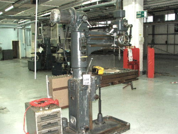 ARCHDALE ELEVATING TABLE RADIAL ARM DRILL 