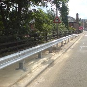 Surface mounted safety fencing