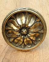 Brass Sunflower Curtain Tie Backs