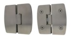 Satin Finish Glass to Glass Hinges