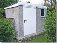 Post and Panel Concrete Shed