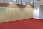 Movable walls and sliding folding partitions