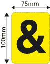 Ampersand Sign Labels