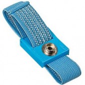 ESD Wrist Strap, Fabric Blue